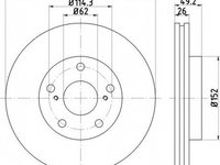 Disc frana TOYOTA AURIS NRE15 ZZE15 ADE15 ZRE15 NDE15 TEXTAR 92163703