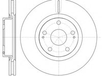 Disc frana TOYOTA AURIS (NRE15, ZZE15, ADE15, ZRE15, NDE15) (2006 - 2012) REMSA 61050.10 piesa NOUA