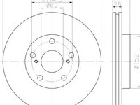 Disc frana TOYOTA AURIS (ZWE18_, NZE18_, ZRE18_) (2012 - 2020) TEXTAR 92257703