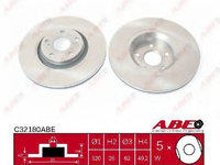 Disc frana TOYOTA AVENSIS combi (ZRT27, ADT27) (2009 - 2016) ABE C32180ABE piesa NOUA