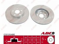 Disc frana TOYOTA AVENSIS Liftback (T22) (1997 - 2003) ABE C32126ABE piesa NOUA