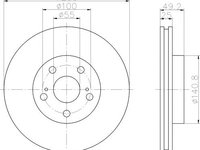 Disc frana TOYOTA AVENSIS Liftback (_T22_) - OEM - MEYLE ORIGINAL GERMANY: 30-155210057 - W02404046 - LIVRARE DIN STOC in 24 ore!!!