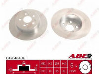 Disc frana TOYOTA AVENSIS (T22) (1997 - 2003) ABE C42046ABE piesa NOUA