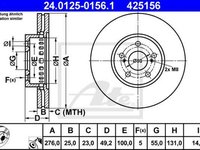 Disc frana TOYOTA AVENSIS T22 ATE 24012501561