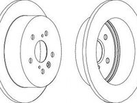 Disc frana TOYOTA AVENSIS T22 FERODO DDF1380