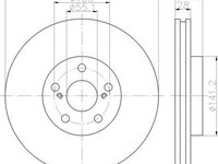 Disc frana TOYOTA AVENSIS T22 TEXTAR 92142003