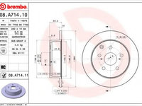 Disc frana TOYOTA AVENSIS (T25) (2003 - 2008) BREMBO 08.A714.11 piesa NOUA