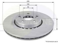 Disc frana TOYOTA AVENSIS VERSO CLM2 ACM2 COMLINE ADC0199V