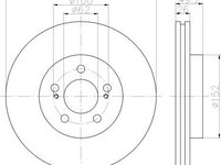 Disc frana TOYOTA BLADE (NRE15_, ZZE15_, ADE15_, ZRE15_, NDE15_), TOYOTA ALTIS limuzina (E15_), TOYOTA AURIS VAN caroserie (ZRE18_, NZE18_) - TEXTAR 9