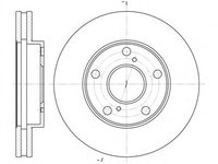 Disc frana TOYOTA CAMRY CV1 XV1 V1 ROADHOUSE 6571.1