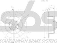 Disc frana TOYOTA CELICA Cabriolet AT20 ST20 SBS 18152045144