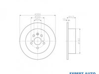 Disc frana Toyota CELICA cupe (AT18_, ST18_) 1989-1993 #2 08562510