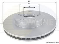 Disc frana TOYOTA CELICA ST20 AT20 COMLINE ADC0175V