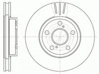 Disc frana TOYOTA CELICA ST20 AT20 ROADHOUSE 6540.1