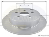 Disc frana TOYOTA CELICA (ZZT23_) (1999 - 2005) COMLINE ADC01103 piesa NOUA