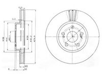 Disc frana TOYOTA CELICA ZZT23 DELPHI BG3823