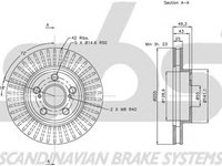 Disc frana TOYOTA CELICA ZZT23 sbs 1815204572