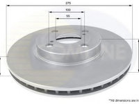 Disc frana TOYOTA COROLLA Combi (E12J, E12T) (2001 - 2007) COMLINE ADC01114V piesa NOUA