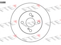 Disc frana TOYOTA COROLLA limuzina (_E11_), TOYOTA COROLLA Liftback (_E11_), TOYOTA COROLLA hatchback (_E11_) - FTE BS5500