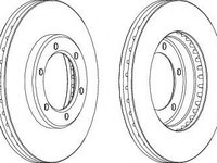 Disc frana TOYOTA HIACE III Wagon (LH1_, RZH1_) (1989 - 2004) FERODO DDF1441