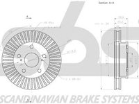 Disc frana TOYOTA HILUX III pick-up KUN TGN LAN GGN SBS 18152045137