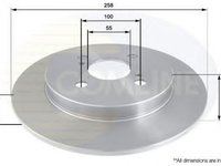 Disc frana TOYOTA IQ KPJ1 NGJ1 KGJ1 NUJ1 COMLINE ADC01127