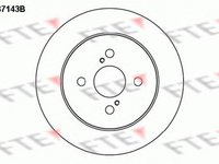 Disc frana TOYOTA IQ KPJ1 NGJ1 KGJ1 NUJ1 FTE BS7143B