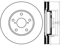 Disc frana TOYOTA MR 2 II (SW2_) - MINTEX MDC1236