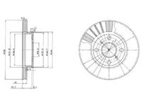 Disc frana TOYOTA PASEO Cabriolet EL54 DELPHI BG3424