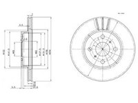 Disc frana TOYOTA PASEO cupe EL54 DELPHI BG3414