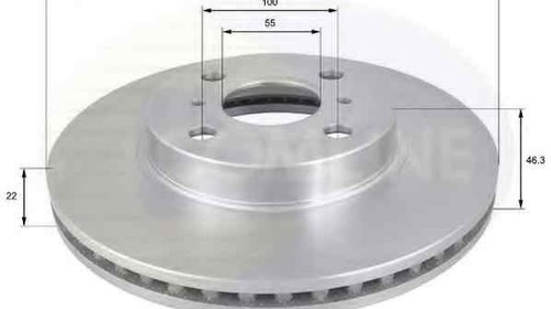 Disc frana TOYOTA PRIUS C NHP10 COMLINE ADC01