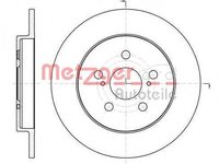 Disc frana TOYOTA PRIUS (ZVW3_), LEXUS CT (ZWA1_), TOYOTA RACTIS (NLP12_, NCP12_, NSP12_) - METZGER 61326.00