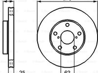 Disc frana TOYOTA RAV 4 II CLA2 XA2 ZCA2 ACA2 BOSCH 0 986 479 111