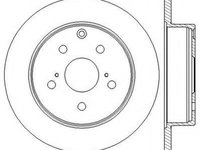 Disc frana TOYOTA RAV 4 III (ACA3_, ACE_, ALA3_, GSA3_, ZSA3_), LEXUS HS (ANF10), TOYOTA RAV 4 IV (ZSA4_, ALA4_) - JURID 562601JC