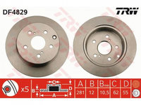 Disc frana Toyota RAV 4 IV (ZSA4_, ALA4_) 2012-2016 #3 08A42910