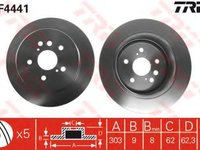 Disc frana TOYOTA RAV 4 Mk II (CLA2_, XA2_, ZCA2_, ACA2_) (2000 - 2005) QWP WBD580