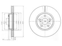 Disc frana TOYOTA URBAN CRUISER NSP1 NLP1 ZSP1 NCP11 DELPHI BG4277