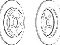 Disc frana TOYOTA URBAN CRUISER (NSP1_, NLP1_, ZSP1_, NCP11_) (2007 - 2016) FERODO DDF1866