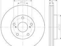 Disc frana TOYOTA VERSO S (NLP12_, NCP12_, NSP12_) - OEM - MEYLE ORIGINAL GERMANY: 30-155210031|30-15 521 0031 - W02190072 - LIVRARE DIN STOC in 24 ore!!!