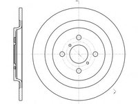 Disc frana TOYOTA YARIS (P9) (2005 - 2013) REMSA 61173.00 piesa NOUA