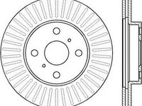 Disc frana TOYOTA YARIS VERSO NLP2 NCP2 JURID 562409J