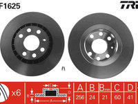 Disc frana TRW DF1625