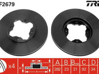 Disc frana TRW DF2679