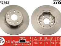 Disc frana TRW DF2762