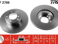 Disc frana TRW DF2769