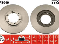 Disc frana TRW DF3049