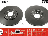 Disc frana TRW DF4027
