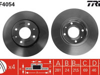 Disc frana TRW DF4054