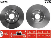 Disc frana TRW DF4179