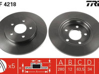 Disc frana TRW DF4218